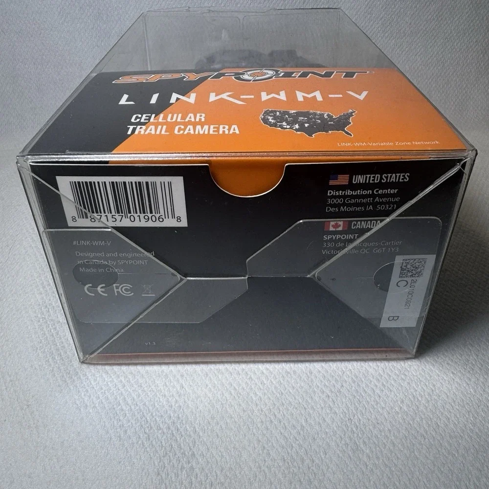 Spypoint LINK-WM-V‎ Cellular Trail Camera 8 MP Full HD App Controlled Hunting